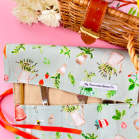 Gorgeous Gardening Patterned Cutlery Roll