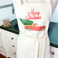 Retro Christmas Apron - ON SALE!