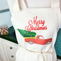 Retro Christmas Apron - ON SALE!