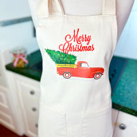 Retro Christmas Apron - ON SALE!
