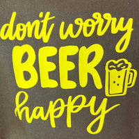 Don't Worry, BEER Happy - the ideal Apron For Any Home Brewer