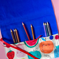 A Bright, Fun and Fruity Roll for Your Cutlery, Brushes, Pencils, Anything!