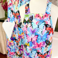 Beautiful Butterflies Cover This Grandma Starter Kit Containing Two Aprons and More