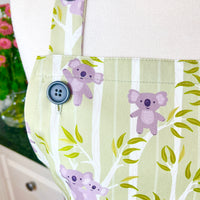 Cute Koala and Gum Tree Apron Perfect for Any Aussie Expat Foodie