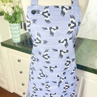A Stunning Magpie Apron, Ideal for Your Favourite Bird Loving Foodie