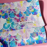 A Gorgeous Mermaid Print Roll - Perfect for Cutlery, Brushes, Pencils or Craft Supplies