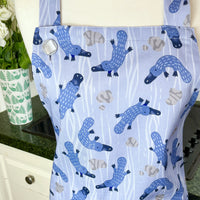 This Beautiful Blue Platypus Apron is the Perfect Gift for Any Aussie Expat