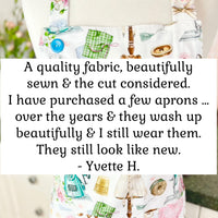 Sewists Will Love this Beautiful Cotton Apron