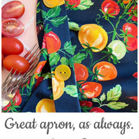 Fabulous Foodie Apron Covered in Colourful Tomatoes
