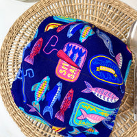This Vibrant Blue Bowl Cozy Makes Heating Meals Safe and Easy