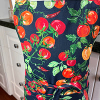 Tomatoes Cover this Adorable School Aged Child's Apron