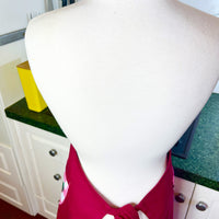 Cheery Cherry Pockets Bring Out the Fun Nature of This Bold Apron