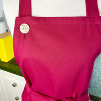 Cheery Cherry Pockets Bring Out the Fun Nature of This Bold Apron