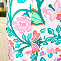Teal and Pink Swirls Make this Adult Sized Apron an absolute Beauty