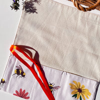 Super Handy Fabric Roll - Ideal for Cutlery, Make-Up Brushes, Anything!