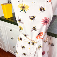 Flowers and Bees makes this Apron for Any Petite Adult or Teenager