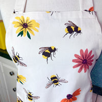 Flowers and Bees makes this Apron for Any Petite Adult or Teenager