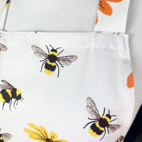 Big Bees and Flowers Make this Apron Especially Beautiful