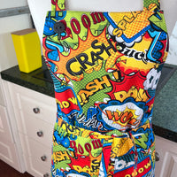 Comic Book Apron Perfect for Any Fun Baker or BBQ-er