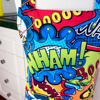 A Comic Book Apron for Your Favourite School-Aged Child