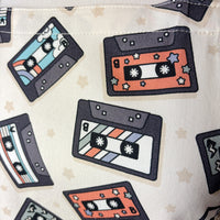 Cool Cassettes Make This a Funky Retro Teen or Petite Adult Apron