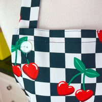 This Heart Shaped Cherry Print Apron Is All Retro