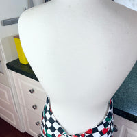 This Heart Shaped Cherry Print Apron Is All Retro