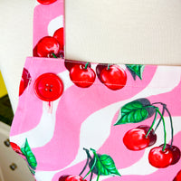 Retro Cherry Apron Perfect for Any Funky Foodie