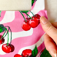 Retro Cherry Apron Perfect for Any Funky Foodie