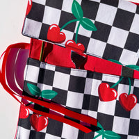 Cherry Cutlery, Make-Up or Craft Roll - Perfect for Camping, Shopping, Travelling