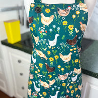 Chickens Cover this Beautiful, Country Style Apron