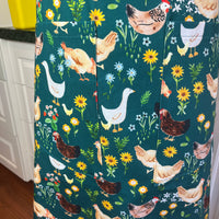 Chickens Cover this Beautiful, Country Style Apron