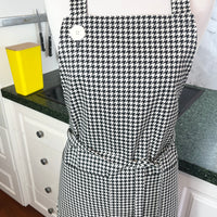 A Truly Handsome Houndstooth Apron