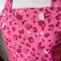 Hot Pink Leopard Print Has This Teen or Petite Adult Apron Standout from the Crowd