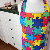 Put the Pieces Together for Your School Aged Child with this Puzzle-Lovers Apron