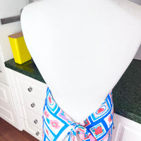 Lots of Vintage Stamps Make This Apron a Retro Delight