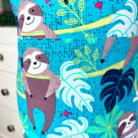 This Toddler's Apron is Covered in the Cutest Sloths