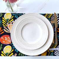 Colourful and Bright Cotton Placemats - Ideal for Messy Eaters