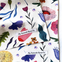 Birds and Flowers in Bright Colours Adorn These Cotton Placemats