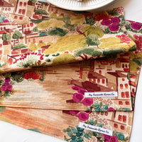 A Beautiful Set of Two Placemats That Take You Straight to Italy