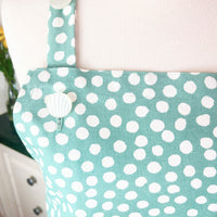 Mint Green Polka Dot Apron