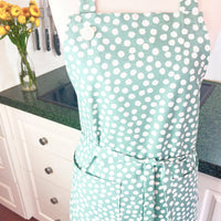 Mint Green Polka Dot Apron