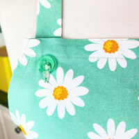 The Prettiest Green Daisy Apron
