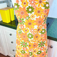 Retro Floral Apron for Your Favourite Funky Cook