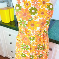 Retro Floral Apron for Your Favourite Funky Cook