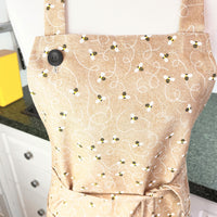 Delicate Patterned Apron for Your Favourite Bee Lover