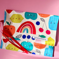 A Bright, Fun and Fruity Roll for Your Cutlery, Brushes, Pencils, Anything!