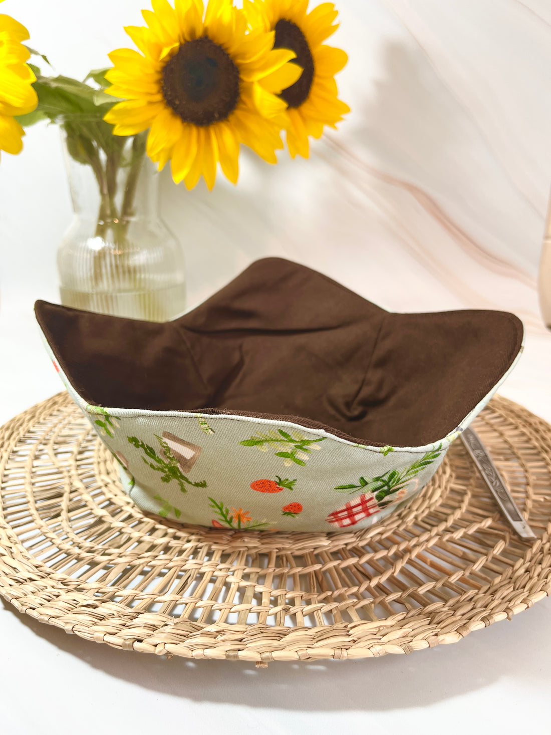 Microwave Friendly Bowl Cozy - Ideal for Warming Soups, Left-Overs, Anything