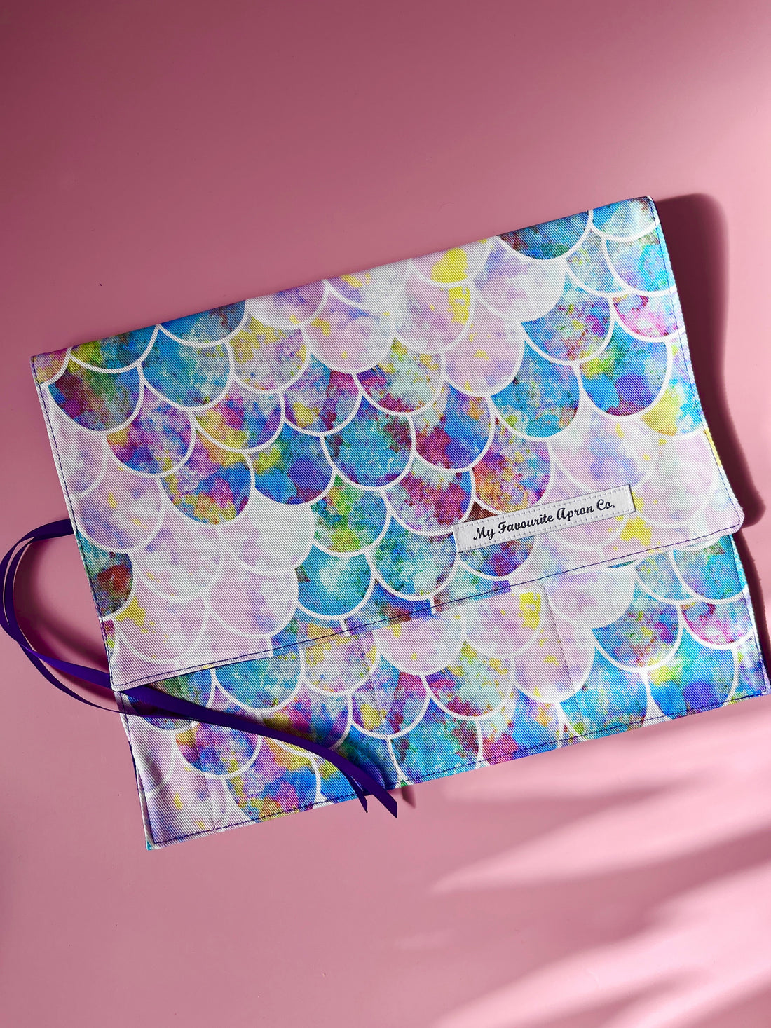 A Gorgeous Mermaid Print Roll - Perfect for Cutlery, Brushes, Pencils or Craft Supplies