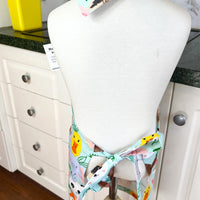 Foxes and Llamas and Pandas, Oh My! Gorgeous Kids' Sized Apron